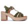 nu-pieds talon vert kaki mode femme printemps été 2025 vue 2