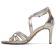 nu-pieds talons hauts gris argenté mode femme printemps été 2025 vue 3