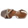 nu-pieds talons hauts marron bronze mode femme printemps été 2025 vue 3