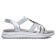 sandales argent metal mode femme printemps été 2025 vue 2