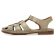 sandales beige doré mode femme printemps été 2025 vue 3