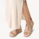 sandales beige doré mode femme printemps été 2025 vue 8