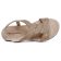 sandales beige doré mode femme printemps été 2025 vue 4