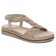 sandales beige doré mode femme printemps été 2025 vue 1