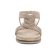 sandales beige doré mode femme printemps été 2025 vue 6