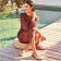 sandales beige marron mode femme printemps été 2025 vue 8