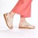sandales beige mode femme printemps été 2025 vue 8