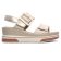 sandales compensées beige clair mode femme printemps été 2025 vue 2