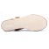 sandales compensées beige clair mode femme printemps été 2025 vue 3