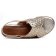 sandales compensées beige doré mode femme printemps été 2025 vue 4