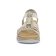 sandales compensées beige irisé mode femme printemps été 2025 vue 6