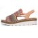 sandales compensées beige multi mode femme printemps été 2025 vue 3