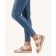 sandales compensées blanc beige mode femme printemps été 2025 vue 8