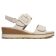 sandales compensées blanc beige mode femme printemps été 2025 vue 2