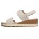 sandales compensées blanc beige mode femme printemps été 2025 vue 3