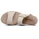 sandales compensées blanc beige mode femme printemps été 2025 vue 4