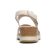 sandales compensées blanc beige mode femme printemps été 2025 vue 7