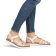 sandales compensées blanc crème mode femme printemps été 2025 vue 8