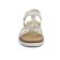 sandales compensées blanc crème mode femme printemps été 2025 vue 6