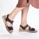 sandales compensées bleu marine mode femme printemps été 2025 vue 8