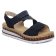 sandales compensées bleu marine mode femme printemps été 2025 vue 1