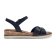 sandales compensées bleu marine mode femme printemps été vue 3