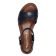 sandales compensées bleu marine mode femme printemps été vue 5