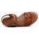 sandales compensées marron cognac mode femme printemps été 2025 vue 4