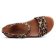 sandales compensées marron leopard mode femme printemps été 2025 vue 4
