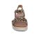 sandales compensées marron leopard mode femme printemps été 2025 vue 6