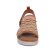 sandales compensées marron multi mode femme printemps été 2025 vue 6