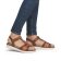 sandales compensées marron mode femme printemps été 2025 vue 8