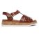 sandales compensées marron mode femme printemps été 2025 vue 2