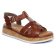 sandales compensées marron mode femme printemps été 2025 vue 1