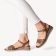 sandales compensées marron mode femme printemps été 2025 vue 8
