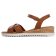 sandales compensées marron mode femme printemps été 2025 vue 3