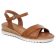 sandales compensées marron mode femme printemps été 2025 vue 1