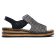 sandales compensées noir argent mode femme printemps été 2025 vue 2