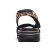 sandales compensées noir leopard mode femme printemps été 2025 vue 7