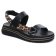 sandales compensées noir leopard mode femme printemps été 2025 vue 1