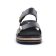 sandales compensées noir mode femme printemps été 2025 vue 6