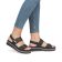 sandales compensées noir mode femme printemps été 2025 vue 8