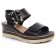 sandales compensées noir mode femme printemps été 2025 vue 1
