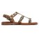 sandales marron léopard mode femme printemps été 2025 vue 2