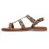 sandales marron léopard mode femme printemps été 2025 vue 3