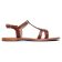 sandales marron tan mode femme printemps été 2025 vue 2