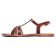 sandales marron tan mode femme printemps été 2025 vue 3
