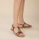 sandales marron tan mode femme printemps été 2025 vue 8