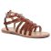 sandales marron tan mode femme printemps été 2025 vue 1