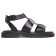 sandales noir mode femme printemps été 2025 vue 2